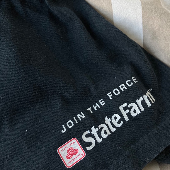 Vintage Y2K Cars Lightning McQueen State Farm Promo Black Tee Size XXL - Picture 4 of 7